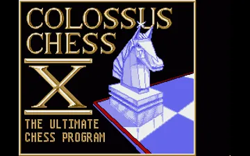 Colossus Chess X screen shot title